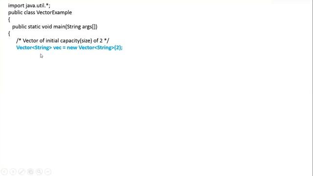 Vector in Java смотреть онлайн