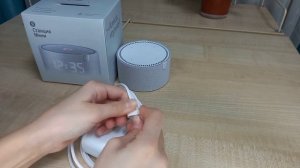 Распаковка белой Яндекс станции мини☁️/Unboxing white Yandex station mini☁️
