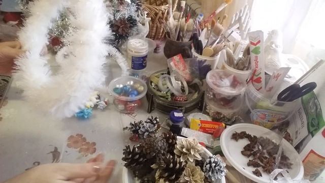 Новогодний венок для детской комнаты. смотреть онлайн