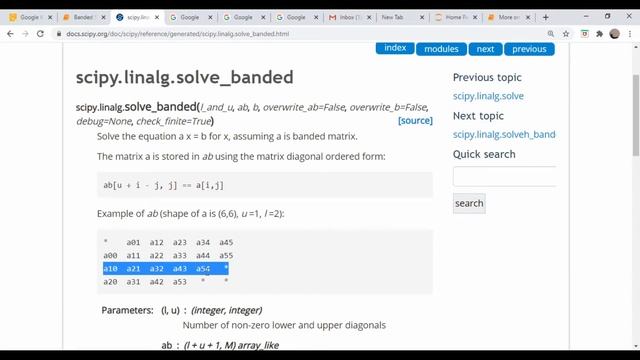 Solving Banded Linear Systems in Python (Part 4) – смотреть онлайн ...