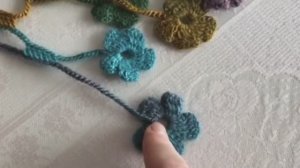 Легкий узор крючком для шарфа - Узор крючком Сеточка