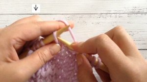 Две вместе лицевой с наклоном влево /классические петли/ бабушкины петли