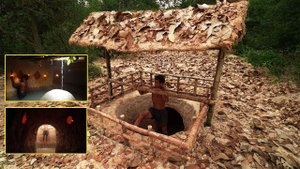 Строительство самого секретного дома и бассейна под землей