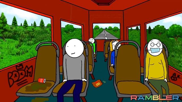 Обосрался в автобусе (анимация) смотреть онлайн