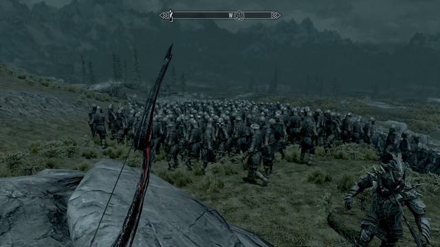 Skyrim: 500 Storm Cloak Archer Spawns смотреть онлайн