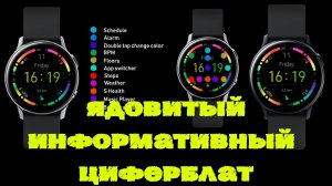 Простой, Яркий, Информативный Циферблат Fit Click Style