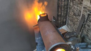 Обзор и первый запуск. Горелка на отработанном масле 2х ступенчатая EcoBoil AV150