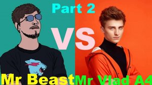 Мистер Бист vs Влада А4|Часть 2|Mr. Beast vs Vlad A4 |Part 2 #MrBeast #ВладА4 #ВладБумага