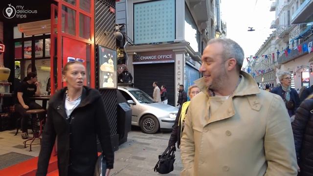Istanbul City Center Istiklal Street and Taksim Square Walking Tour | 4 MAY 2023 | 4K UHD 60FPS смотреть онлайн