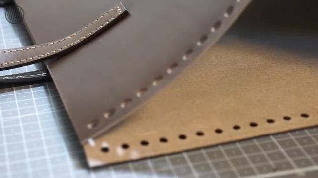 [Leather Craft] Making A Braided Shopper Bag / Free PDF Pattern