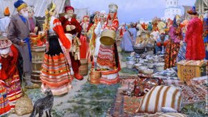 Русская ярмарка.  "Пойду, схожу за счастьем на базар".