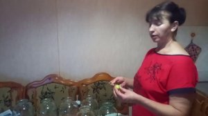 Закрываю компот из слив и диких яблок (дички)