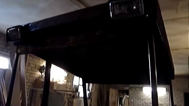 Застеклённая съёмная кабина на самодельный  мини-погрузчик