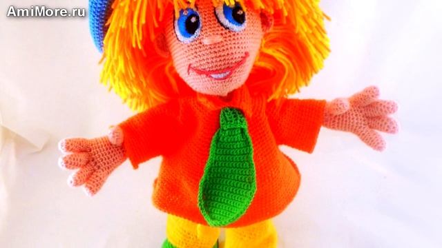 Амигуруми: схема Незнайка. Игрушки вязаные крючком - Free crochet patterns.