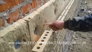Крепеж облицовочного кирпича к существующей стене