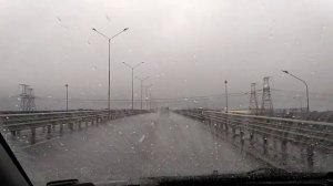 Антидождь в работе