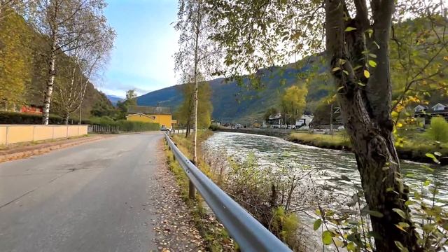Flam NORWAY ?? Norway Walking Tour 2023 ? Beautiful Village in Europe 4K ? Summer 60fps смотреть онлайн