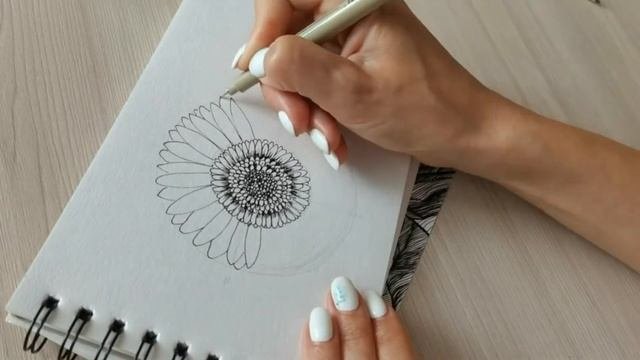 Рисуем цветок. Графика.