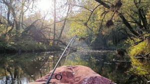 Сплав по р.Северка .Октябрь 2022 . Рыбалка, щука 1.5 кг