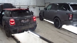 Изготовление и установка downpipe на Mini Cooper. Стреляет :)