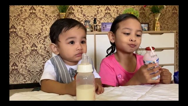 TANTANGAN WARNA MAKAN HIJAU vs PINK Selama 24 Jam Part 1 смотреть онлайн