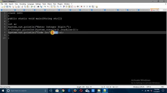 Java two value addition and ASCII Code Find Out Program Part3