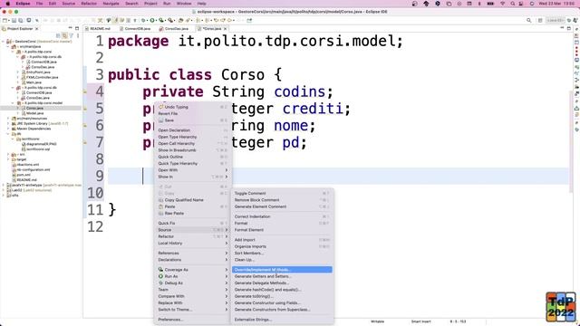 TdP-2022-L12: Database e pattern DAO (esercizio "Gestore Corsi" - prima parte) смотреть онлайн