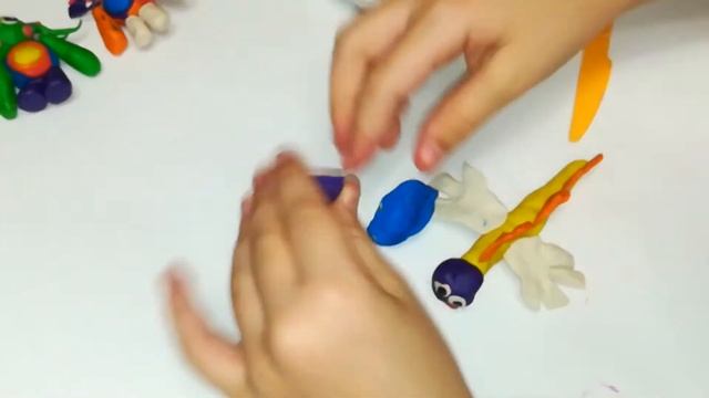 Дракон из пластилина Мастер-Класс / Лепим игрушку смотреть онлайн