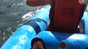 Сплав по горной реке.