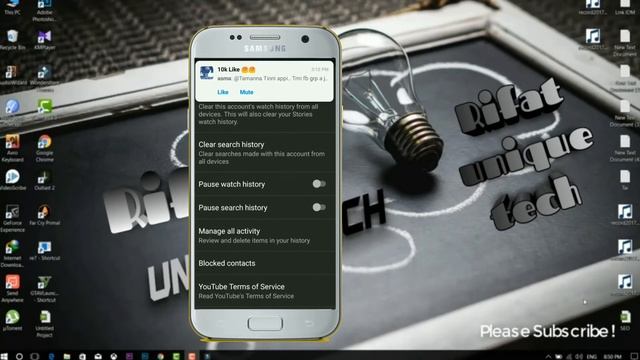 Android phone:how to clear YouTube search history and delete historyYuotuobe new tips, Rifat unique смотреть онлайн