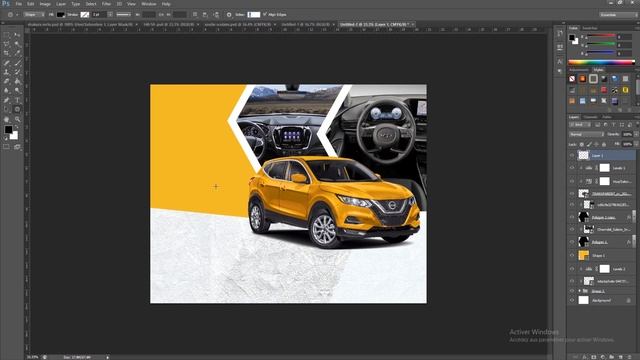 Car Sales Flyer (Poster) Design | Photoshop Tutorials смотреть онлайн