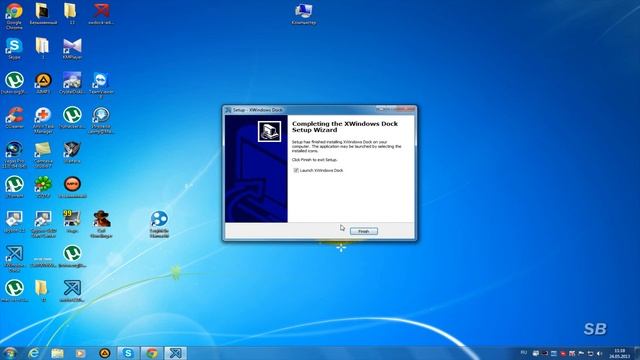 Установка XWindows Dock панели из MAC OC для Windows смотреть онлайн