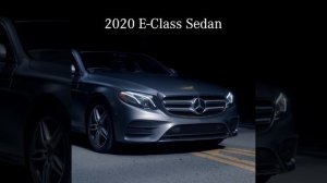 Versatility of the 2020 Mercedes-Benz E-Class Sedan