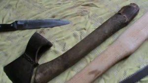 Как правильно насадить топор