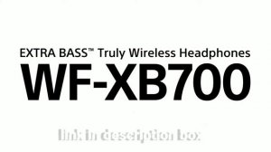 SONY HEADPHONE WF-XB700 EXTRA BASS TRULY WIRELESS HEADPHONES ??? LOW PRICE ?LINK IN DESCRIPTION BOX