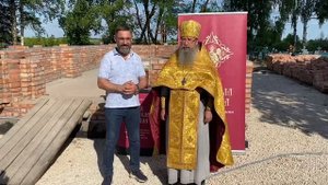 Закладка храма Зачатия св. Иоанна Предтечи в с. Новые Котлицы близ Мурома
