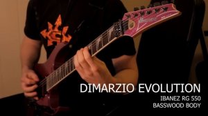 EMG 81 vs DiMarzio EVOLUTION //// Active vs Passive Pickups Comparison