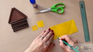 Мастер-класс: аппликация «Избушка на курьих ножках»