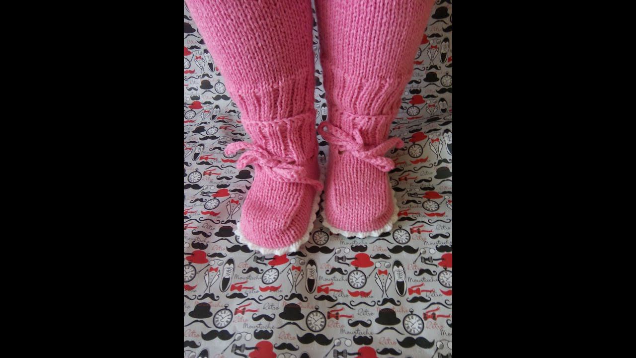 Вязаные пинетки на вязальной машине. Как связать пинетки? смотреть онлайн