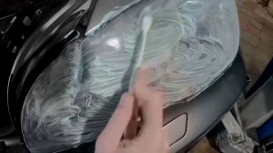 Пробуем полировку фар зубной пастой на BMW Х5
