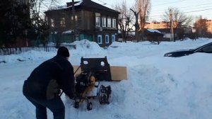 Снегоочиститель из мотоблока соими руками