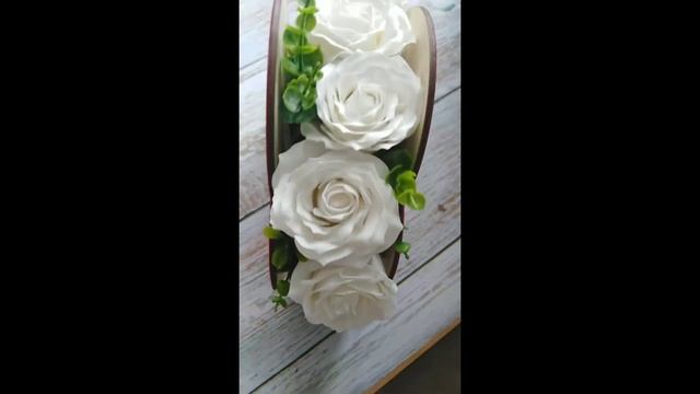 Букет  из мыльных роз.