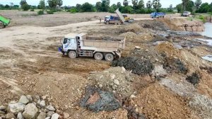 Строительство, продолжаем засыпать , воды прибавилось в яме - 2 часть