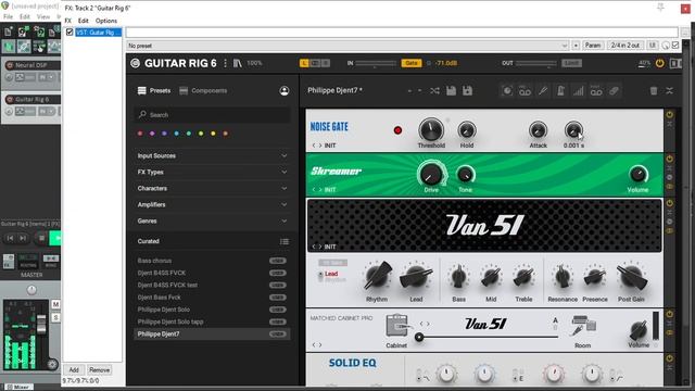 Djent/Periphery Guitar Tone [Archetype: Nolly Vs Guitar Rig 6] + Preset Download