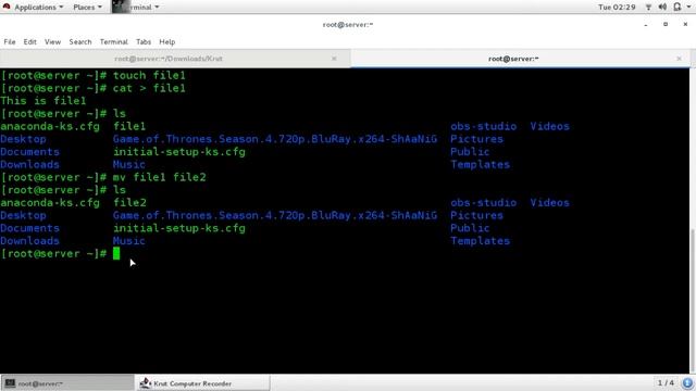 5. Linux - Rename files, directories using "mv" commands смотреть онлайн