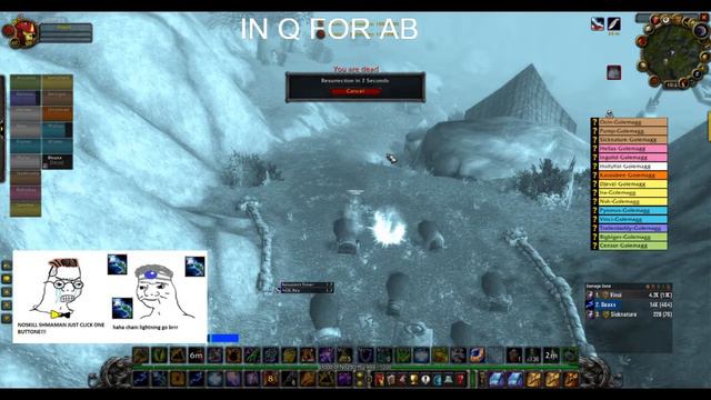 WoW Classic PvP | AB Ladder | Mograine (H) vs. Golemagg (A) 2000:300 (Shaman PoV) смотреть онлайн