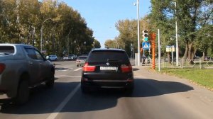 Кемерово. Автобус 148у - "КЭМЗ". Bus route 148y, destination - "KEMZ"