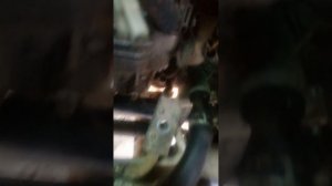 Подогреватель на авто, от паяльной лампы.