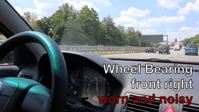 Skoda Octavia Wheel Bearing, Sound Comparison Old vs. New смотреть онлайн