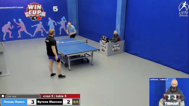 16:30 Плющ Павел 3-1 Бутков Максим cтол 5 ЮГ-3 05.01.22 смотреть онлайн